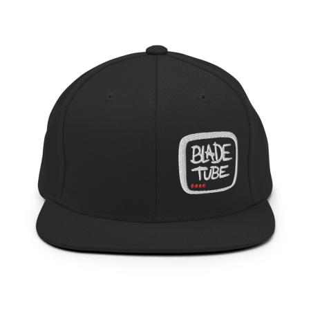 BladeTube - Black Snapback Hat TV Logo image