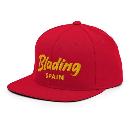 Blading Spain - Red/Gold Snapback Hat image