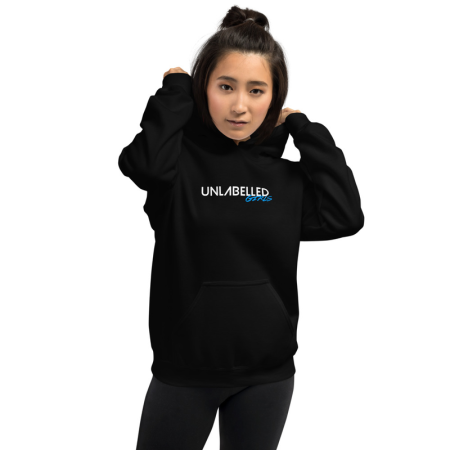 Unlabelled Girls - Black Unisex Heavy Hoodie image