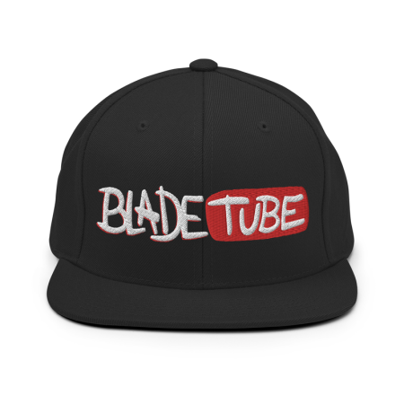 BladeTube - Black Snapback Hat image