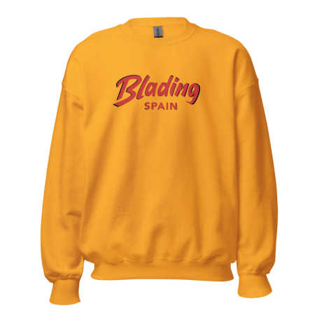 Blading Spain - Gold/Red Unisex Sweatshirt image