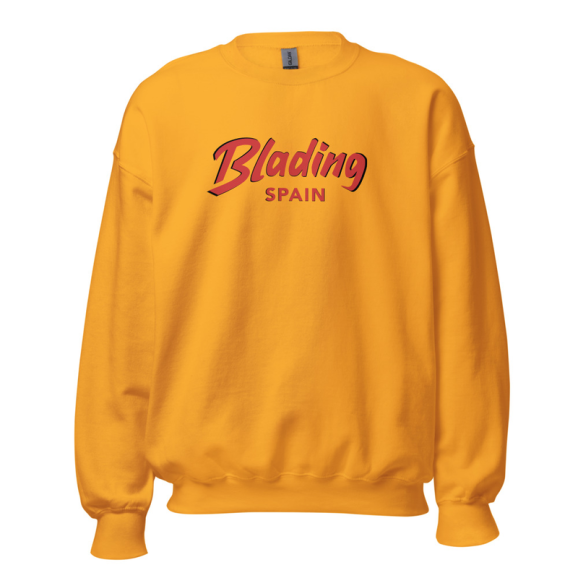 Blading Spain - Gold/Red Unisex Sweatshirt image