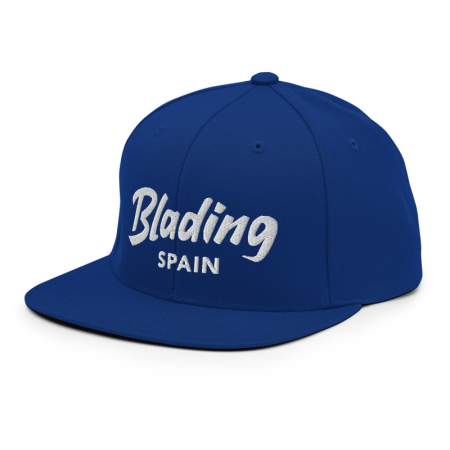 Blading Spain - Blue Royale/White Snapback Hat image