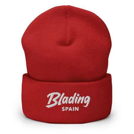 Blading Spain - Red Cuffed Beanie image