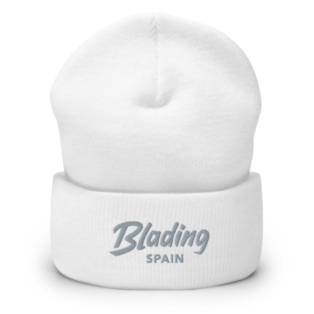 Blading Spain - White/Grey Cuffed Beanie image