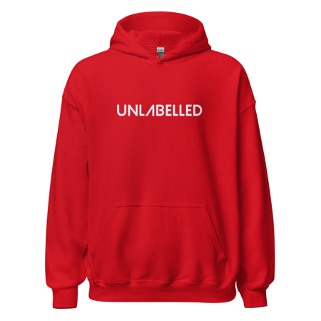 Unlabelled - Red Unisex Hoodie image