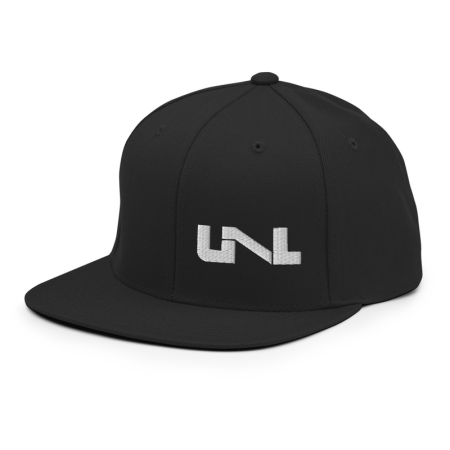 Unlabelled - Black Snapback Cap image