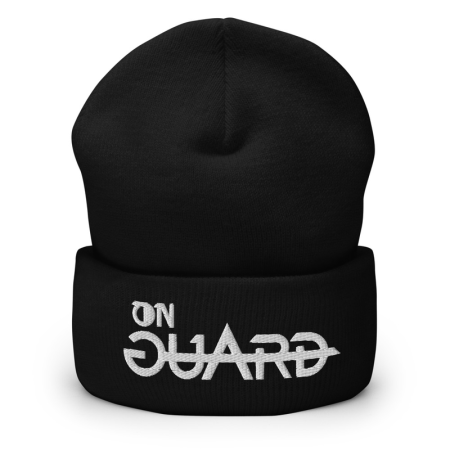 On Guard - Black Cuffed Beanie image