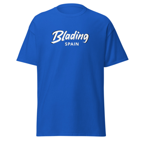 Blading Spain - Royale Blue/White Unisex classic tee image