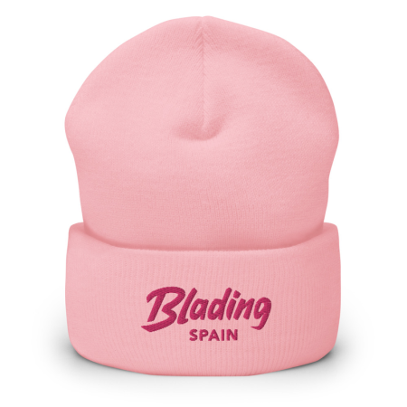 Blading Spain - Light Pink/Flamingo Cuffed Beanie image