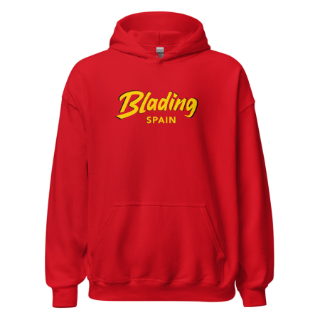 Blading Spain - Red/Gold Unisex Hoodie image