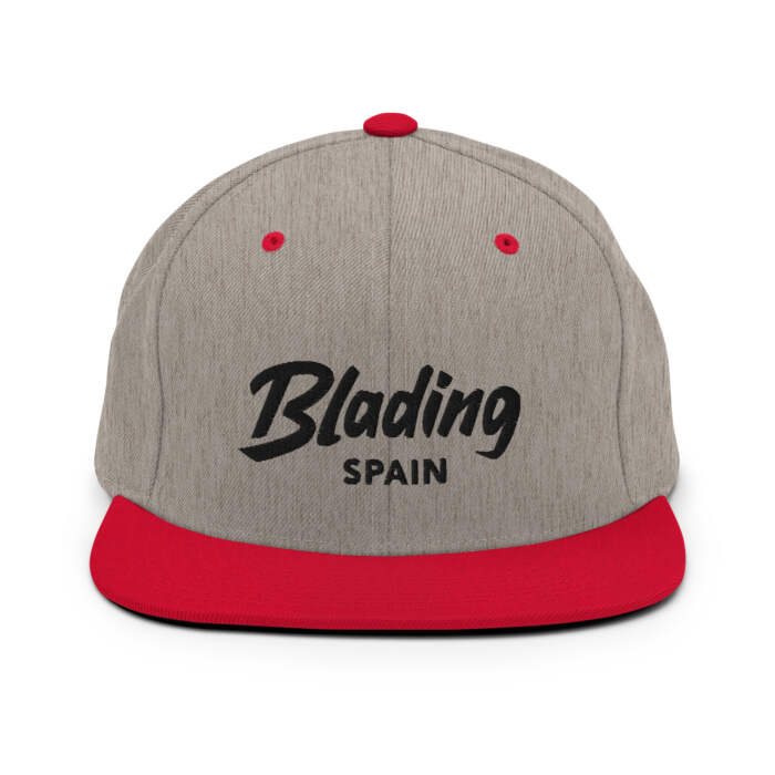 classic snapback heather grey red front 6515d49d9ce53 scaled